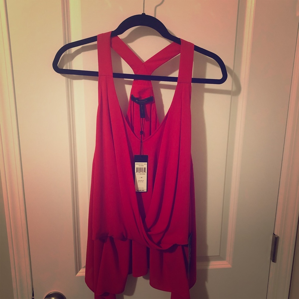 BCBG Solange Top in Red
